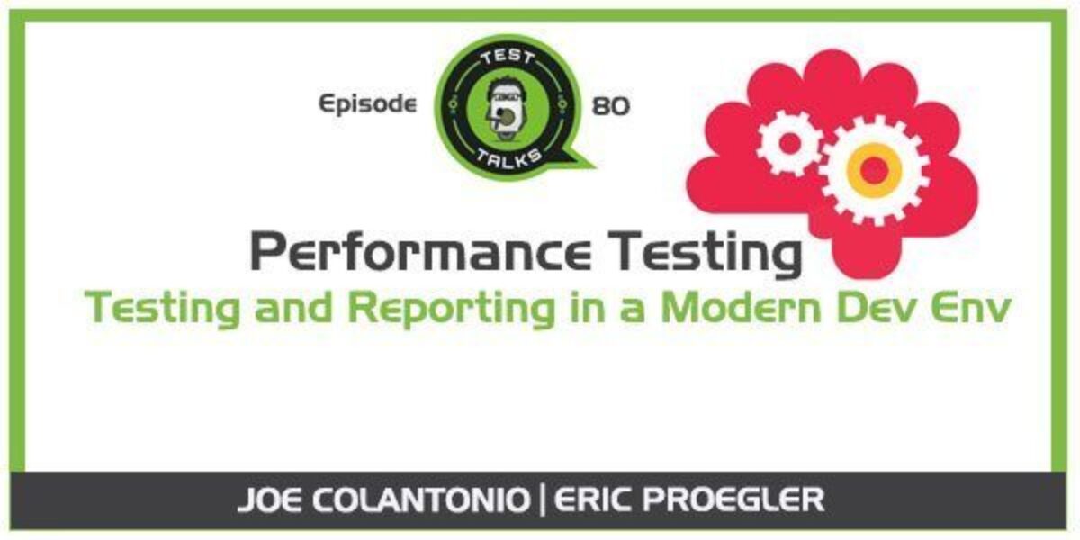 Eric Proegler Performance Testing