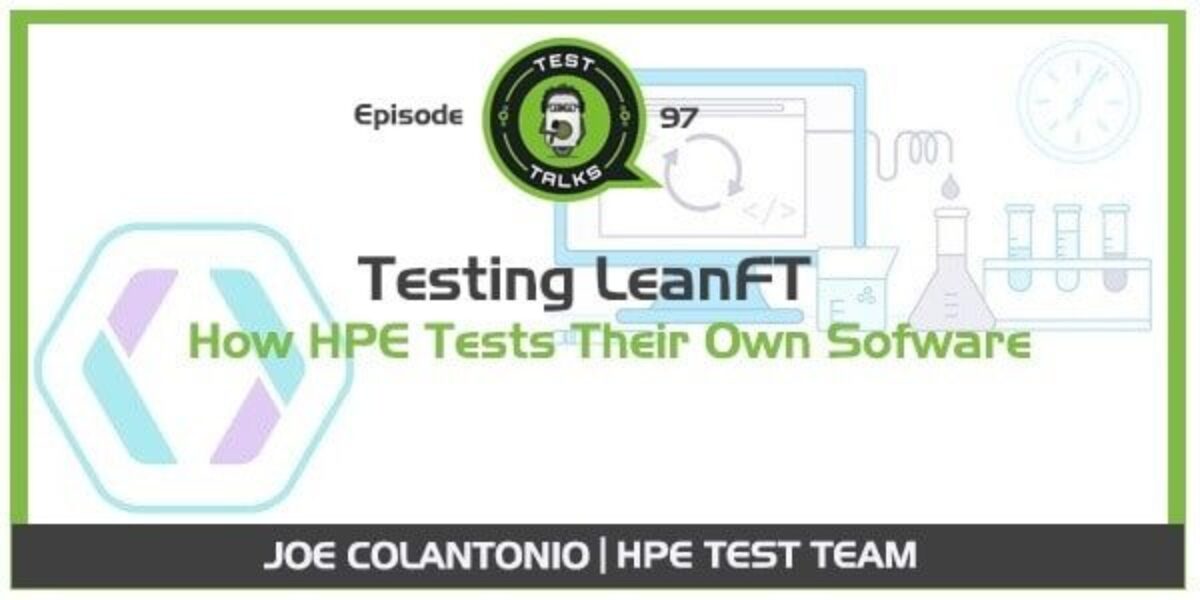 HPE LeanFT Test Talks