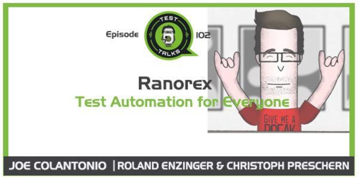 Ranorex Test Talks