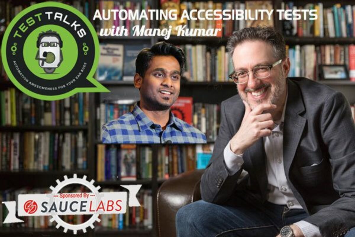 Automating Accessibility Tests with Manoj Kumar