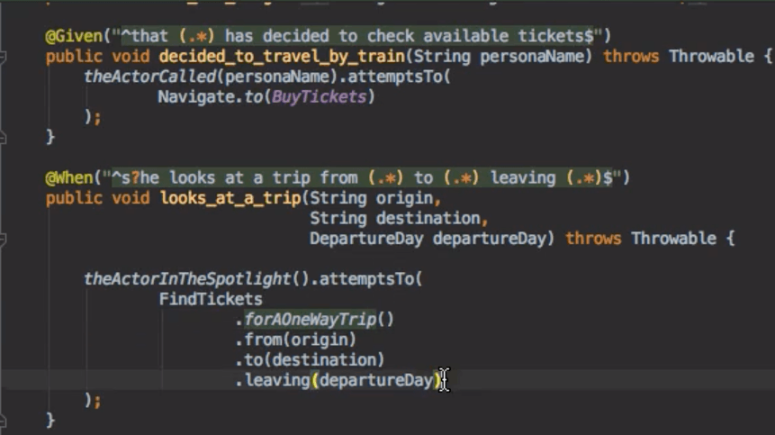 ScreenPlay Pattern Example