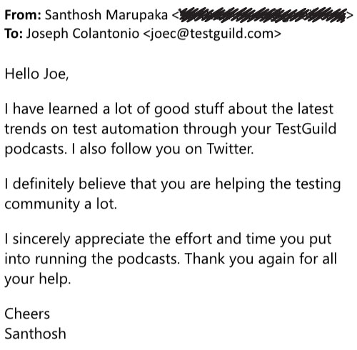 Santosh-content-review-email-screenshot