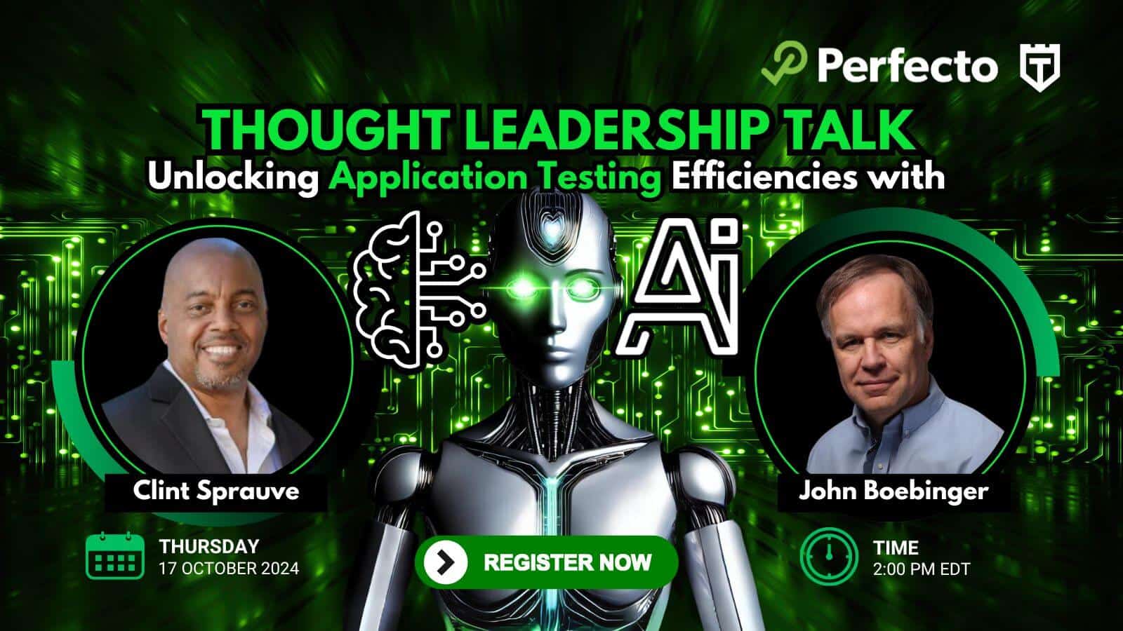 Thought Leadership Talk: Unlocking Application Testing Efficiencies With AI