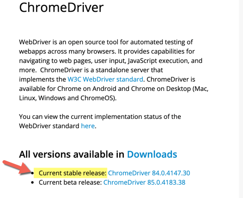 Chrome Driver