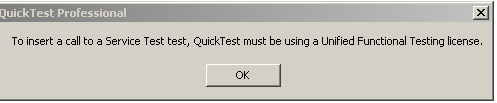 QTP UFT Error