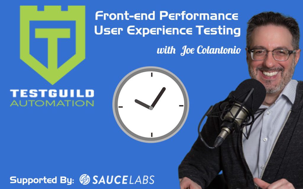 Front-end Performance User Experience Testing