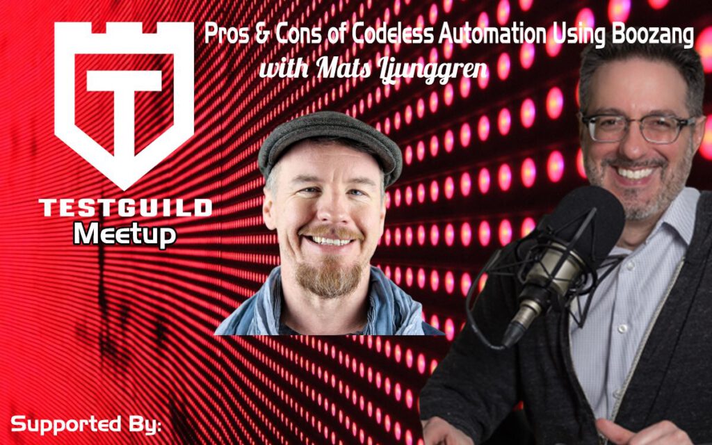 Pros & Cons of Codeless Automation Using Boozang with Mats Ljunggren