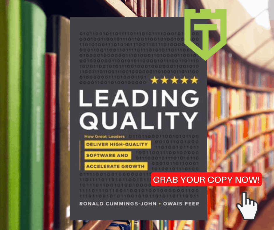Leading Quality book by Ronald Cummings-John