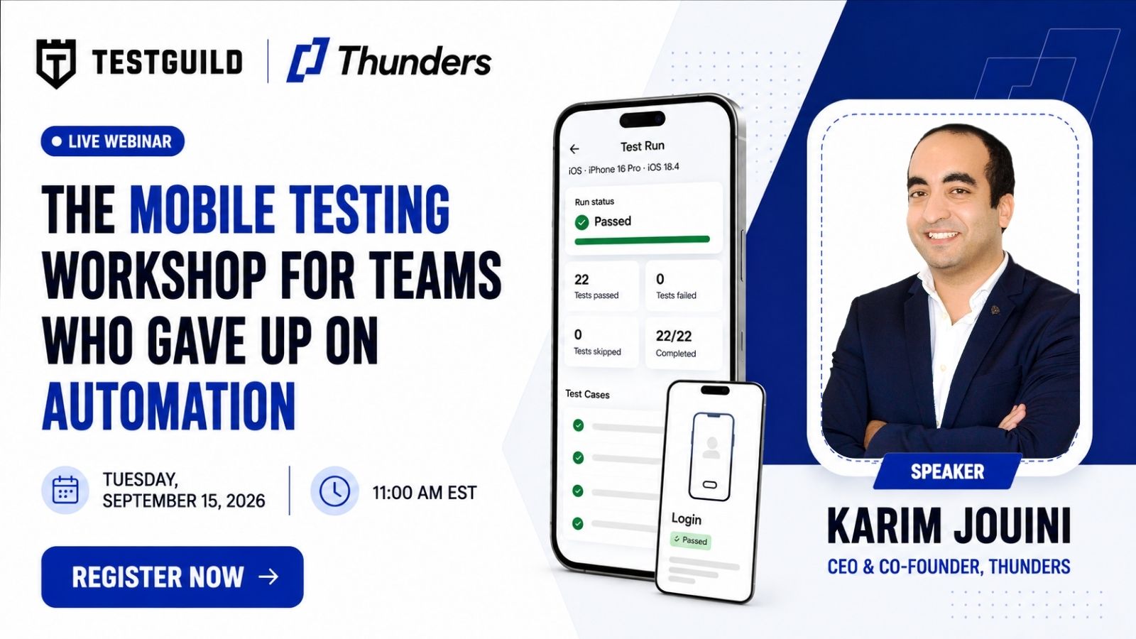 The Mobile Testing Workshop for Teams Who Gave Up on Automation